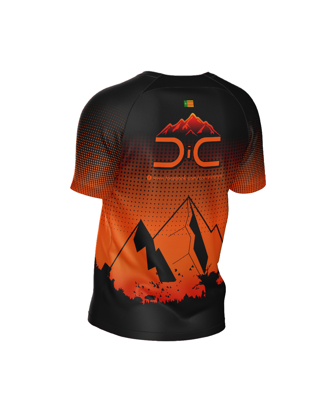 Camiseta - Corre i Canya - Isometrica detras